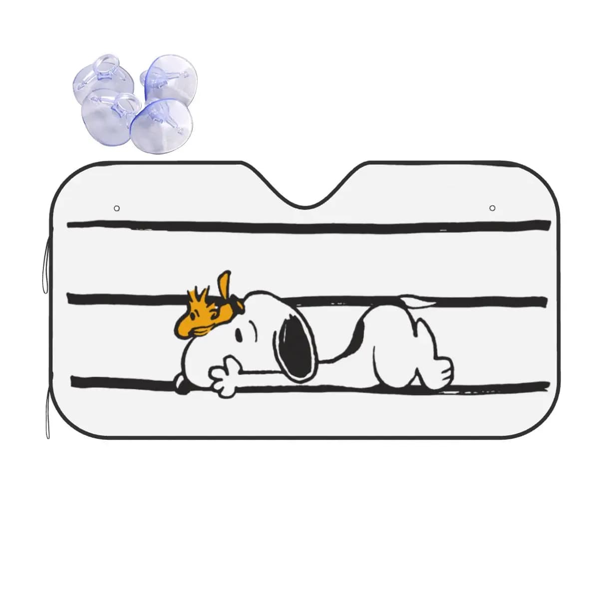 Snoopys Smile Giggle Laugh Windshield Sunshade Awesome Cover Front Block Window Car Window Windscreen Cover Car-covers