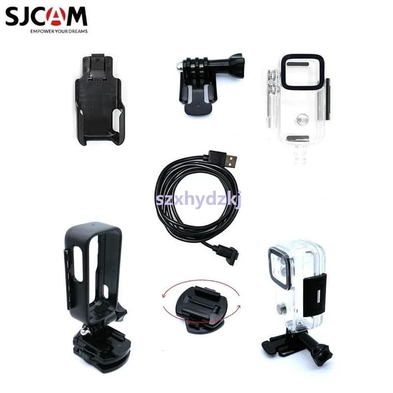 Accessori per SJCAM: Custodia Impermeabile per Fotocamera / Cavo per SJCAM C200, Cover Protettiva, Morsetto / Supporto / Clip Posteriore