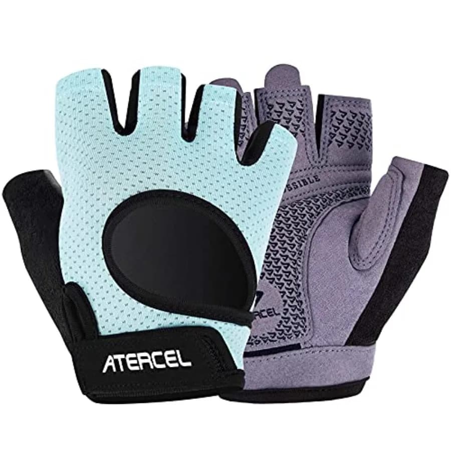 Weight Lifting Gloves Full Palm Protection, Workout Gloves for Gym, Cycling, Exercise, Breathable, Super Lightweight for Mens a