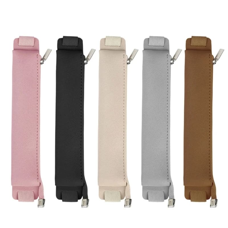 CORA Adjustable Elastic Band Pen Case Leather Pencil Pouches For Hardcover Journal Notebook Pencil Case Sleeves Pen Pouches