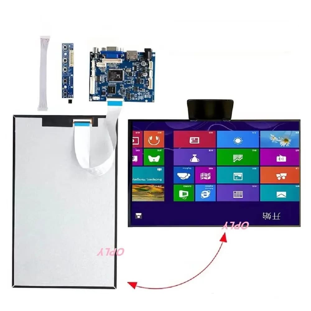 Scheda controller con 1280*800 800*1280 Pannello LED LCD Monitor schermo IPS per PC PS Laptop Raspberry Pi AV HDMI compatibile VGA