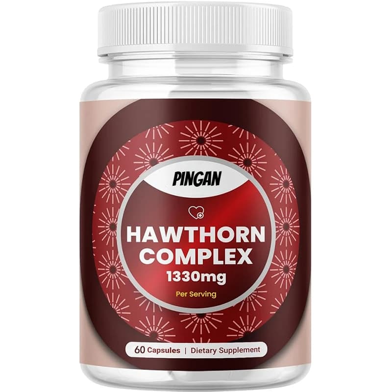 Hawthorn berries capsules-supplements of hawthorn for the health of the heart of men and women-Extract of hawthorn Bacche Cuore Vitamine - Not GMO