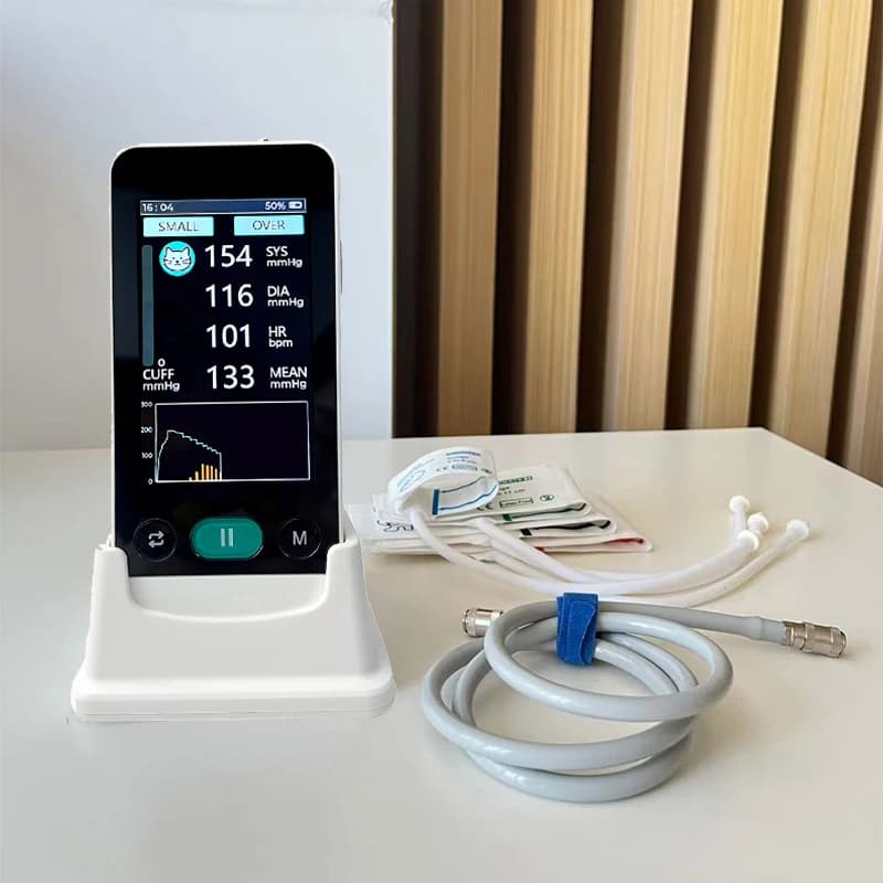 Veterinary Pressure Monitor for Cats Portable Digital Measuring Device for Pets