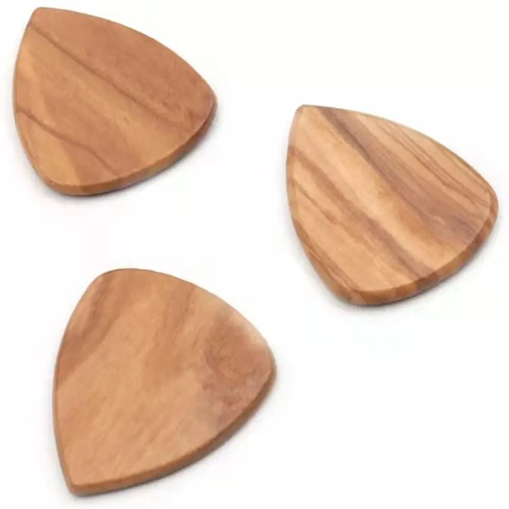 Plettro in Legno di Palissandro Rosso e Nero per Ukulele e Chitarra, Accessori per Chitarra Acustica