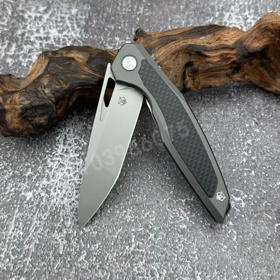 Coltello Pieghevole Leggero F95NL con Lama in Acciaio D2, Coltello Multifunzionale per Campeggio e Picnic, Leggero e Resistente, Regalo per Uomo