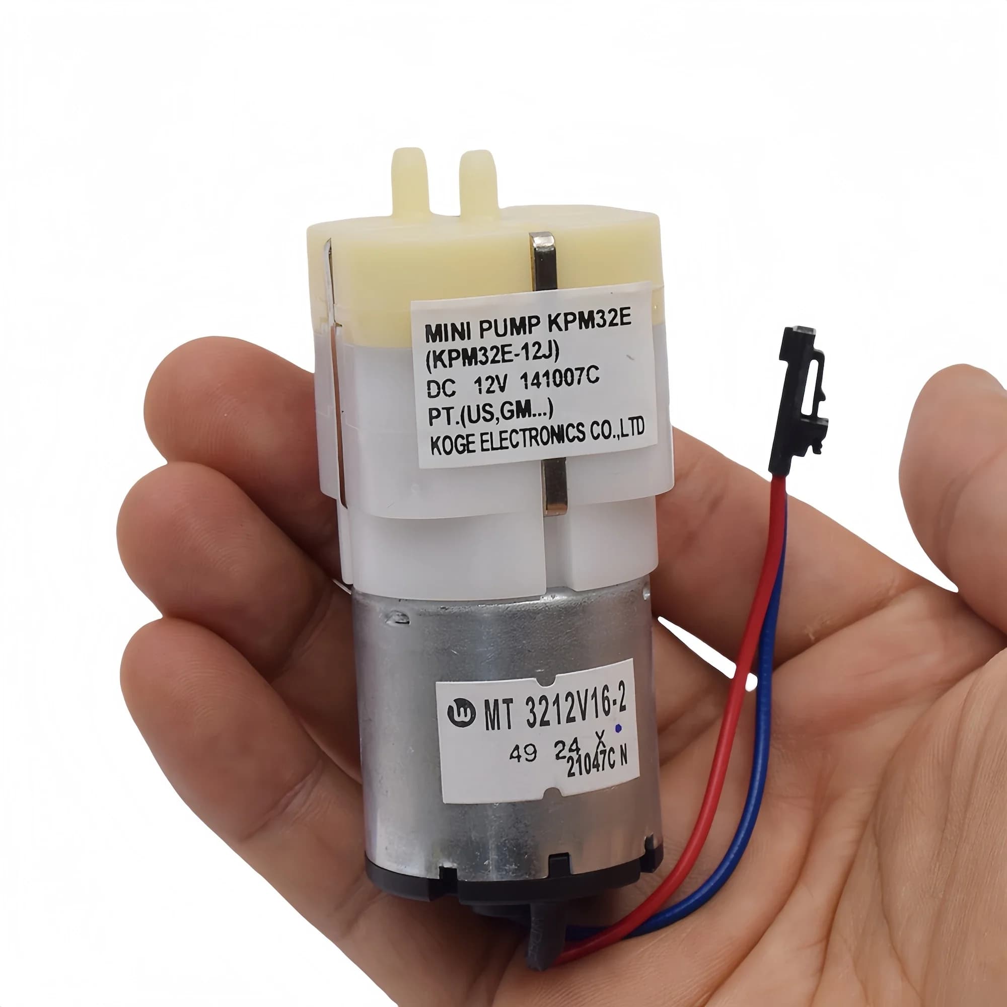 KOGE DC 12V Micro 32mm KPM32E-12J Pompa d'aria Gonfiatore a grande flusso Pompa a pressione Poltrona da massaggio cuscino da massaggio purificatore d'aria