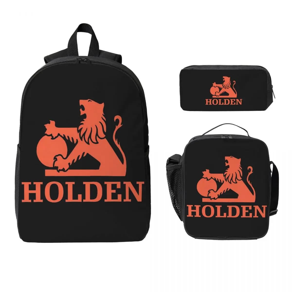 Holden My Life Zaino Studente Ragazzi Ragazze BookBag Borsa da scuola Borse a tracolla per laptop Borsa da pranzo isolata 3ps Astuccio