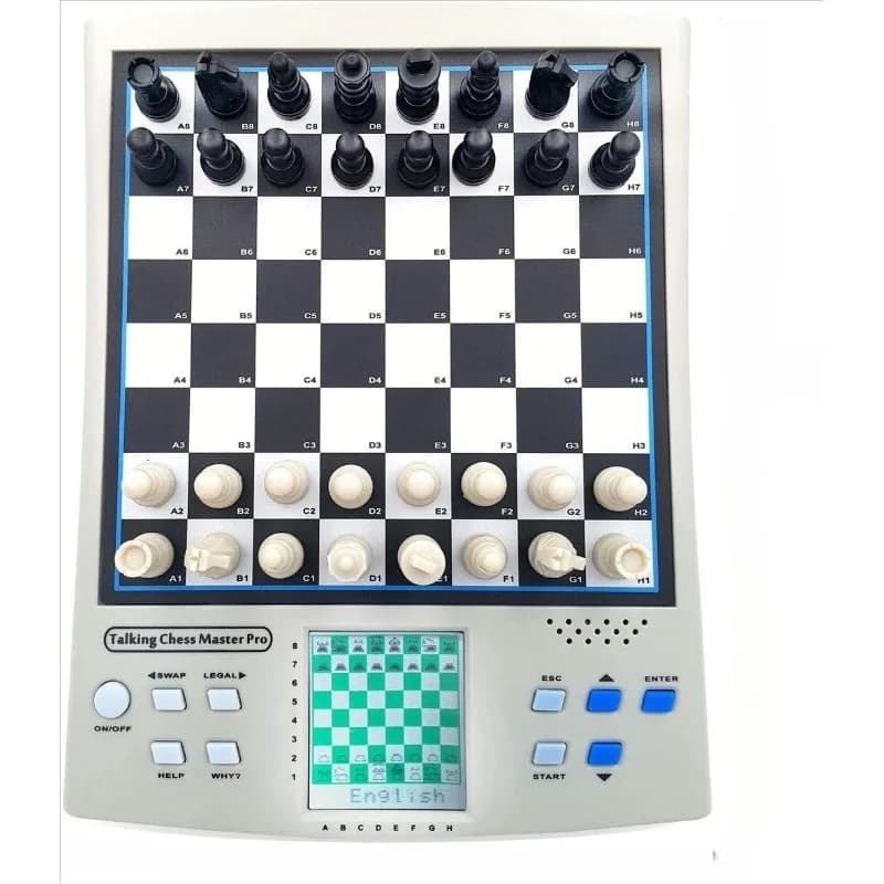 14-in-1 smart chess set: human vs. machine, two-player mode, learn & practice chess