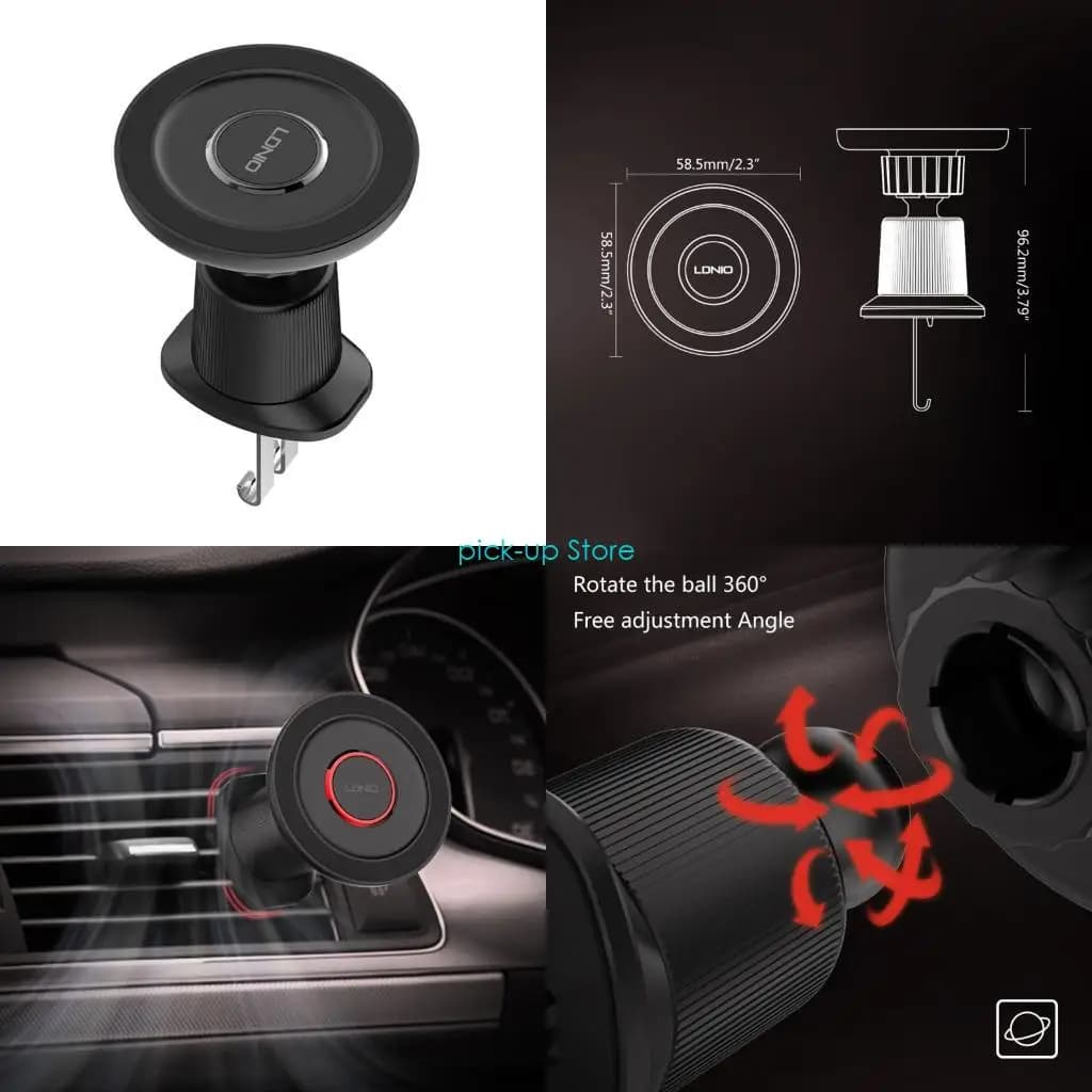 Q5WA Supporto per telefono per auto per telefono 15 14 13 Staffa magnetica per telefono Supporto per presa d