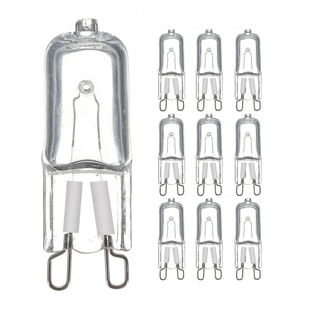 10 pz G9 Eco Lampadine Alogene G 9 220 V 20 W/25 W/40 W/60 W Capsula Lampadine A LED Perline Inserite Lampada di Cristallo Lampadina