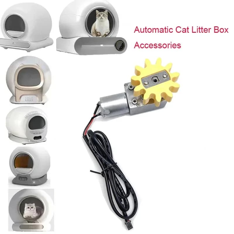 Motore Elettrico di Ricambio per Mobili per Animali Domestici, Motore per Toilette per Gatti, Accessori per Lettiere Automatiche Auto-Pulenti Intelligenti per Gatti