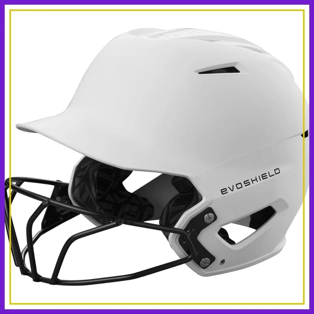 Casco da Baseball con Maschera Protettiva, Regolabile per Giovani e Adulti, Guscio in ABS Resistente, Opzioni Multi-Misura