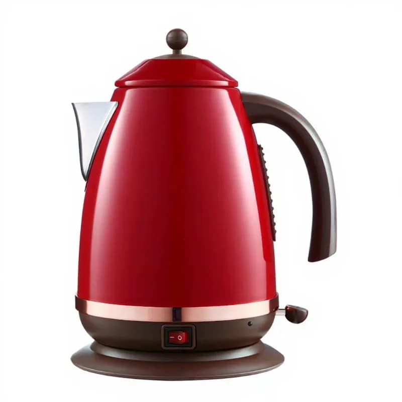 Portable thermal insulation electric kettle 304 stainless steel, automatic power failure, constant temperature, button control,