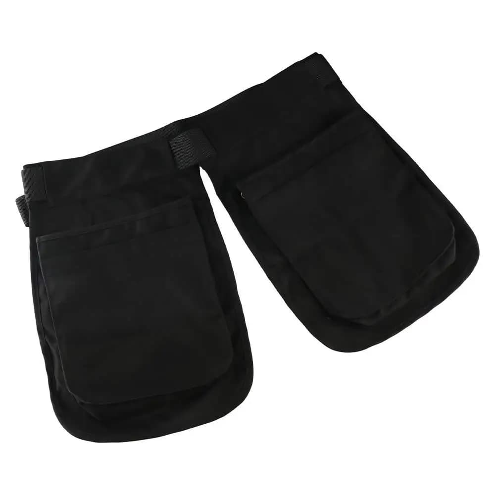 Fashion Multi-functional Waist Pack Black Adjustable Fanny Pack Portable Large-capacity Apron Belt Bag Outdoor Sports