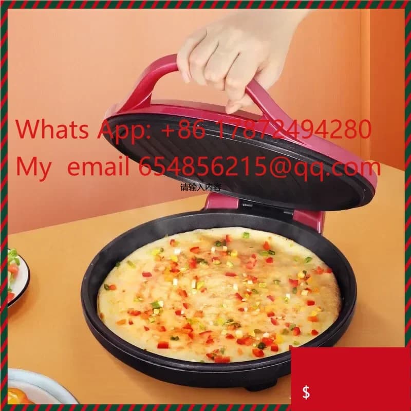 Vendite caldePentola per pancake elettrica Riscaldamento a doppio lato Macchina per friggere e cuocere Macchina per barbecue Hld Teglia antiaderente profonda