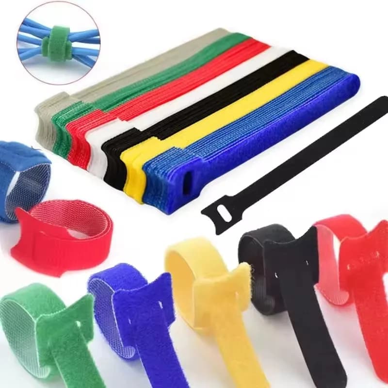 10/20 Pezzi Fascette Organizzatrici per Cavi Riutilizzabili, per Mouse e Auricolari, Gestione Cavi in Nylon, Nastri Adesivi Riutilizzabili