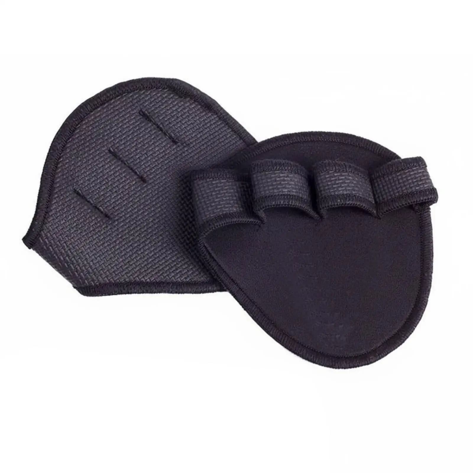 Fingerless Gym Palm Protector with Textured Grip for Sweaty Hands Weightlifting Pads for Strength Training Accessories