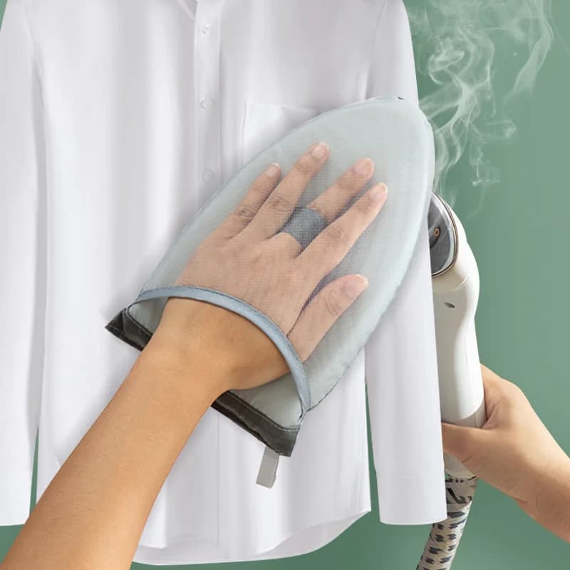 Mini asse da stiro portatile guanti da stiro appesi Piccolo strumento da stiro Anti stiratura Vassoio da stiro portatile isolato per uso domestico