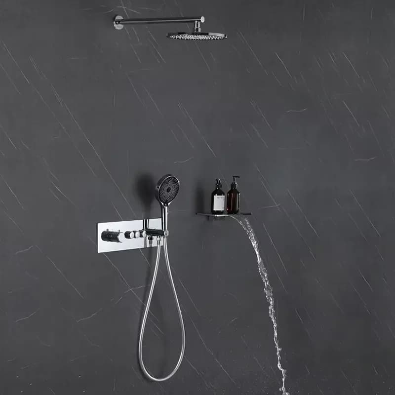 Shower System Set Bathroom Concealed Shower Set Brass Shower Set