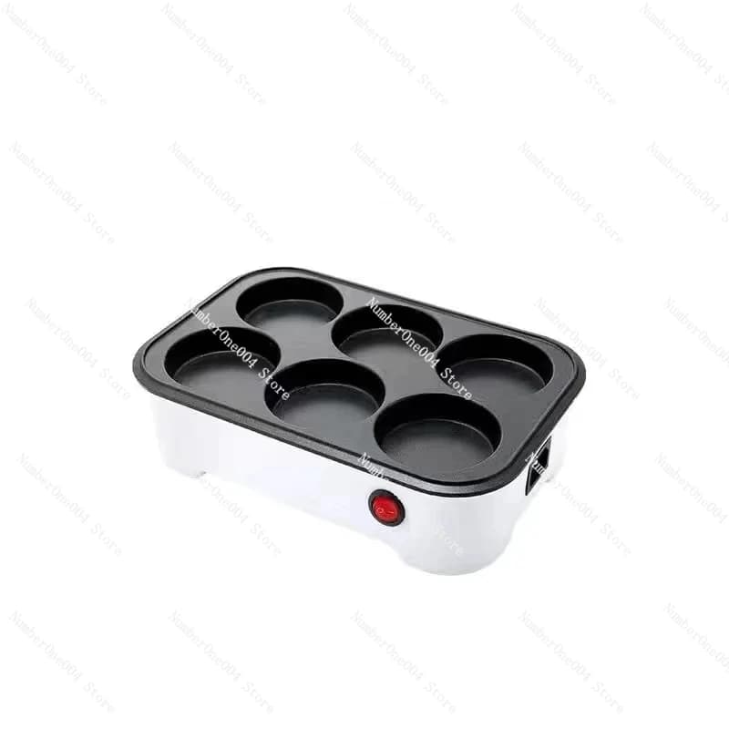 220V Antiaderente Padella Elettrica Multifunzionale Uovo Torrefazione Padella Mini Torta Crepe Teglia Polpo Palla Pancake Macchina