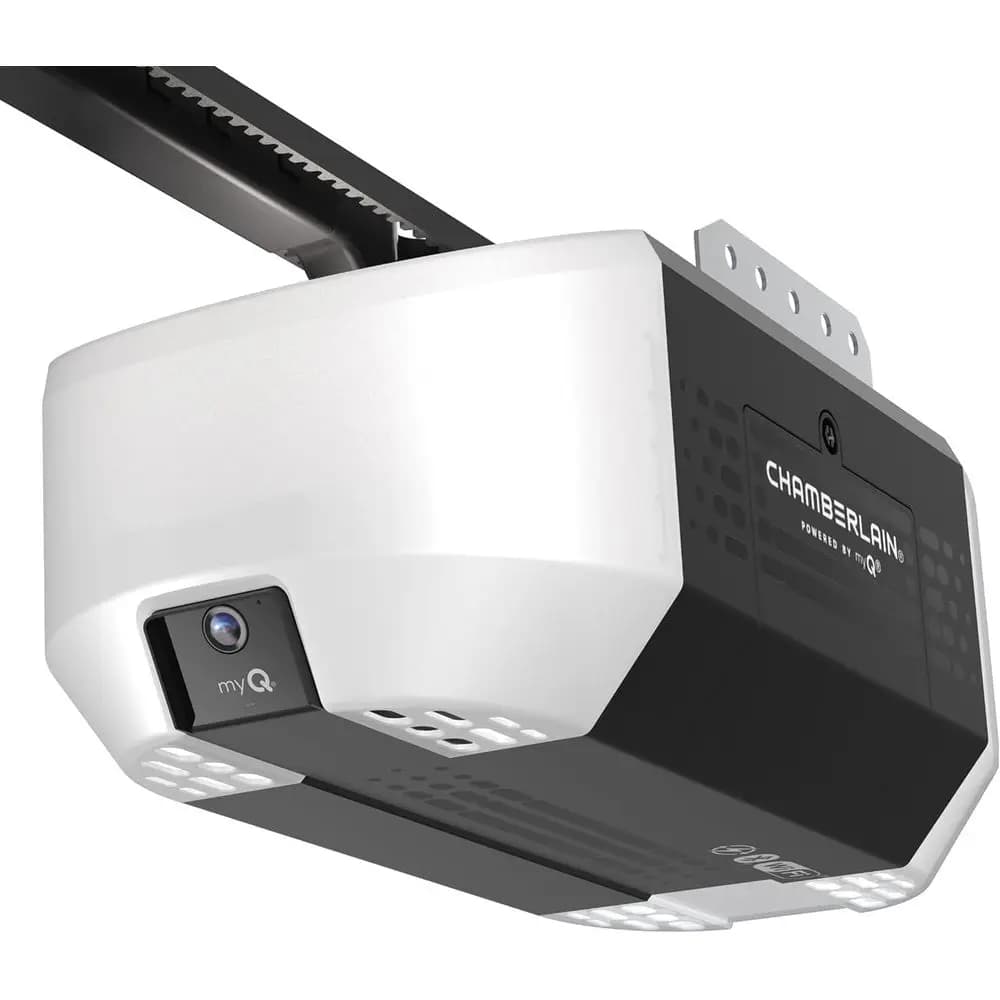 Apriporta per Garage a Trasmissione a Cinghia da 3/4 HP con Telecamera Fissa, Batteria di Backup e Illuminazione LED a 2 Lampadine