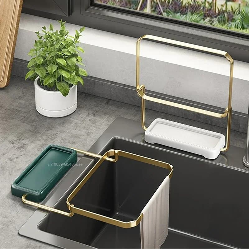 Lavello filtro cremagliera cucina lavello pieghevole filtro borsa a rete Stand rifiuti immondizia rete scaffale Anti-intasamento sacchetto di rete immondizia usa e getta