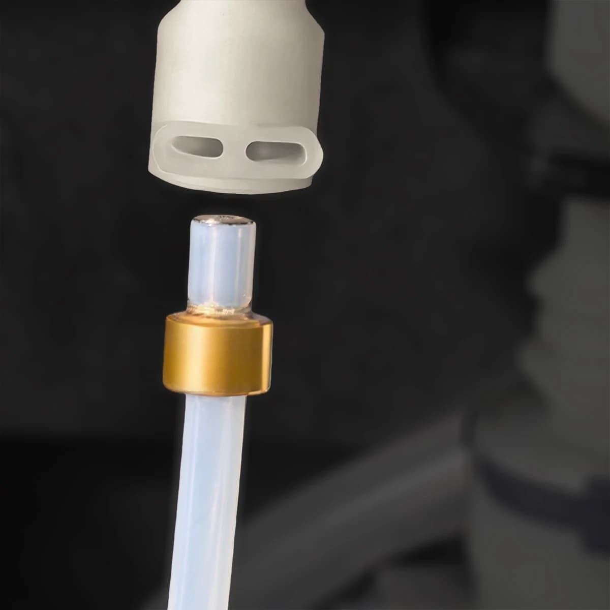 Tubo dell'acqua con lunghezza 150/200/300/400/500 mm, diametro interno 2 mm, diametro esterno 4 mm, con manicotti in rame alle due estremità, per macchine da caffè cappuccino ed espresso.