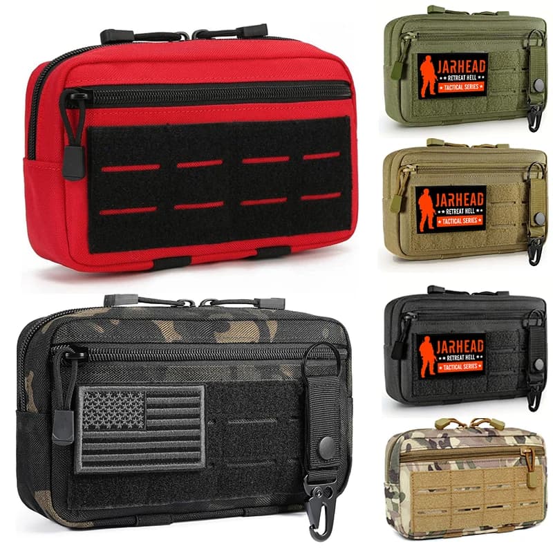 Custodia tattica Molle EDC Kit di pronto soccorso per esterni Marsupio Marsupio di emergenza EMT Utility Tool Pouch Borsa da caccia per caccia Escursionismo