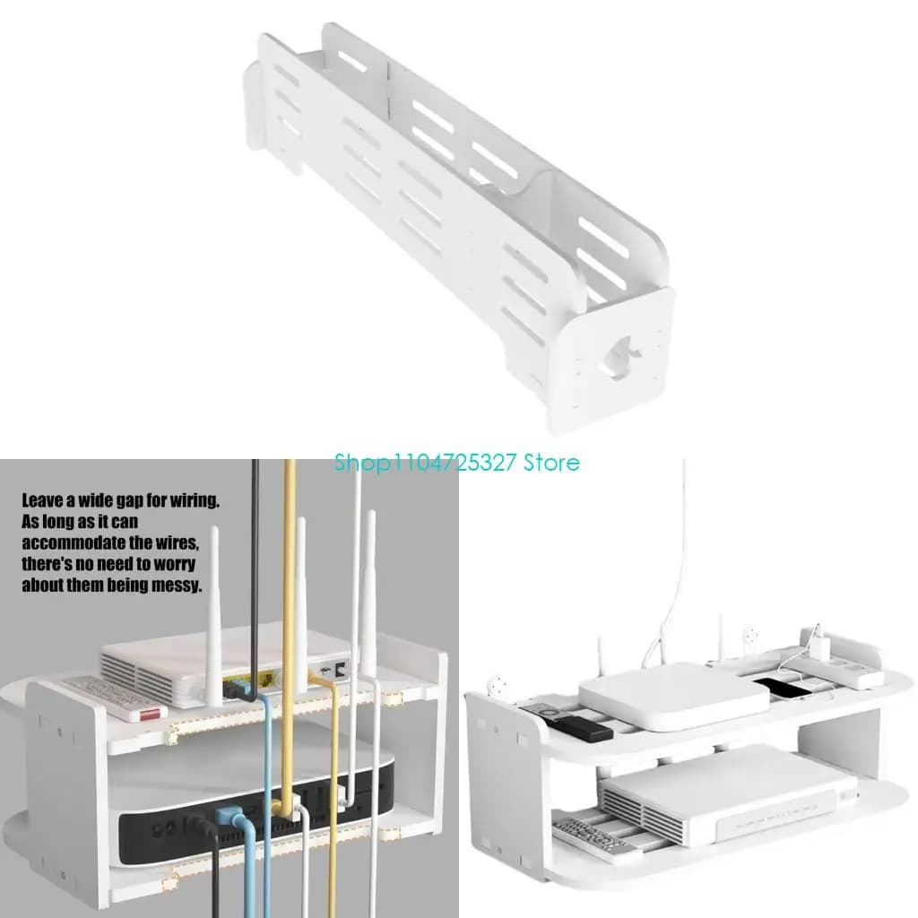 D8KF Mensola da parete per camera da letto Organizzatore che massimizza lo spazio Design Staffa per display del router