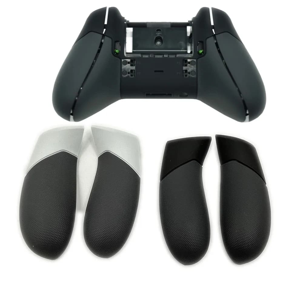 Per Xbox One Elite Controller di gioco Grip Cover Gamepad Maniglia sinistra destra Tappo posteriore Coperchio in gomma per riparazione Microsoft Xbox ONE Elite