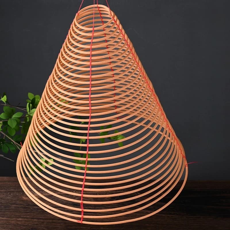 72 ore di legno di sandalo bobina di incenso tempio piatto appeso incenso Buddha bagno domestico aria rinfrescante dissipando ceppo aromaterapia