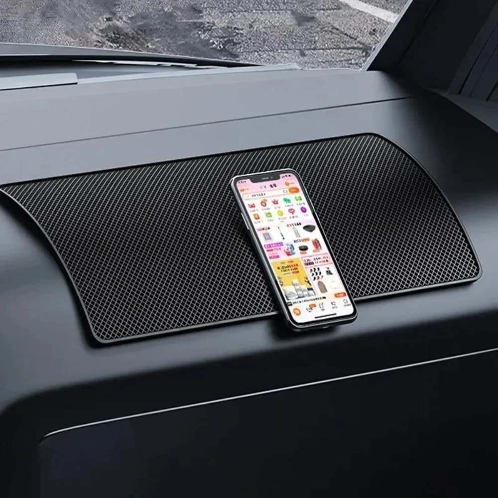 Car Non-slip Car Mat PU Sticky Non-slip Bearings Heat Resistant Car Dashboard Sunglasses Support for Phone Car Styling Interior
