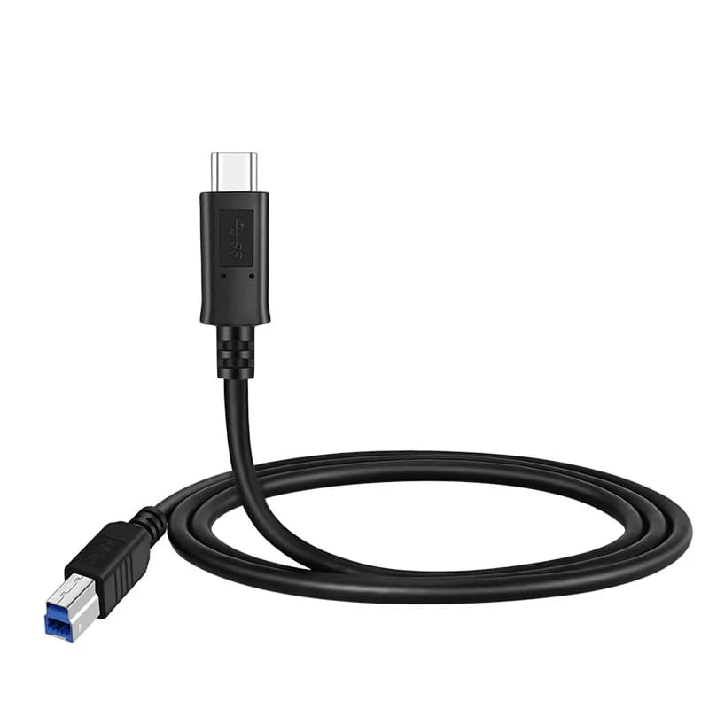 Cavo da USB C a USB B 3.0 Cavo da USB 3.0 da tipo C a tipo B compatibile con lo scanner dei driver rigidi esterni della docking station