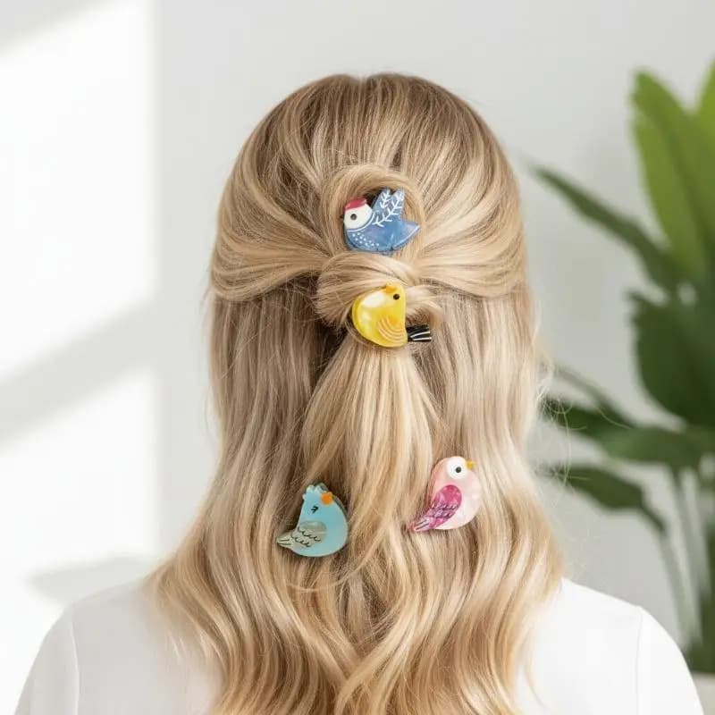 Cute Bird Hair Claw Clips for Bangs Unique Design for Women Daily Use