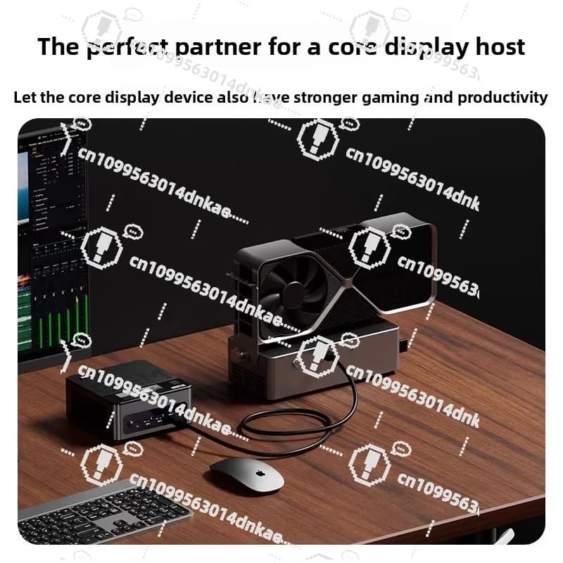 Docking Station per Scheda Grafica AG02 con Interfaccia OCulinkUSB4, Alimentazione Inversa 100W, Alimentatore Integrato da 800W