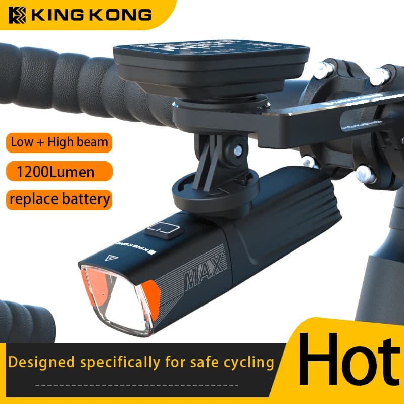 X7max allows for the easy replacement of 18650 batteries for the bicycle lamp, providing a reliable on-the-go flashlight.