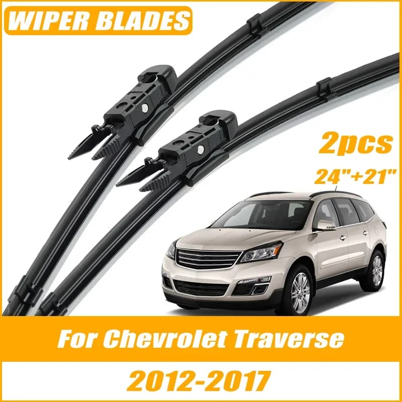 2pcs Wiper Front Wiper Blades For Chevrolet Traverse 2012-2017 Windshield Windscreen Clean Window Car Rain Brushes 24"+21"