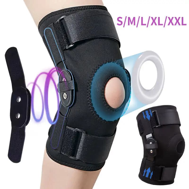 Ginocchiera di supporto per ginocchiera a compressione in silicone per lo sport e l'uso quotidiano