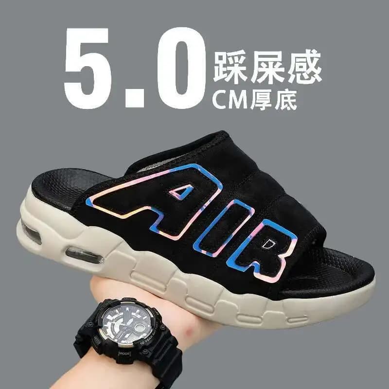 2025 Nuovi sandali firmati con cuscino d'aria estivo, pantofole sportive da uomo morbide e antiscivolo, scarpe da uomo Chanclas Hombre
