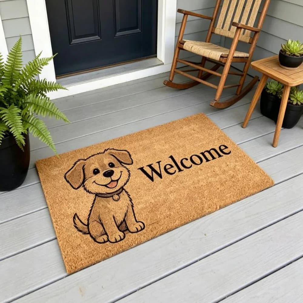 Floor mat lovely animal printed home entry rug wear resistant anti skid decorative pad modern style mat for indoor porch layout