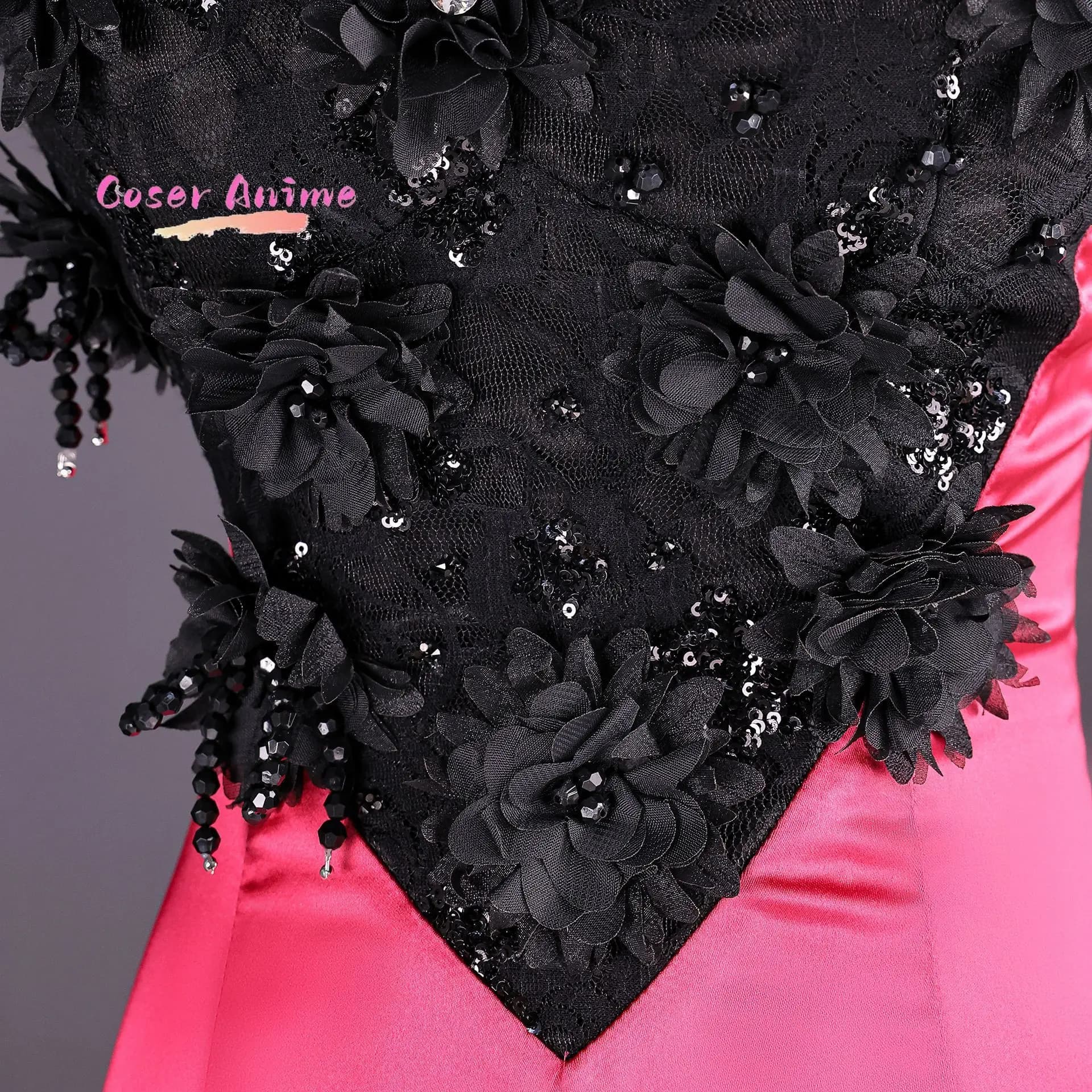 Costume da Cosplay Angel Dust, Uniforme per Halloween, Carnevale, Feste, Natale, Abbigliamento per Giochi di Ruolo