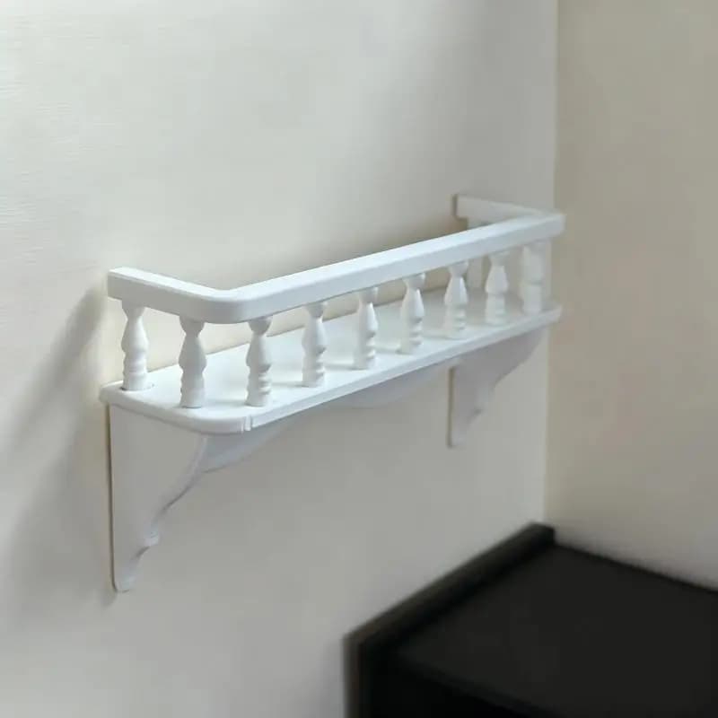 1: 12 Doll House Simulation Wall Storage Shelf Scene Decoration New 1 pc Micro Model Accessories for Miniature Building Models