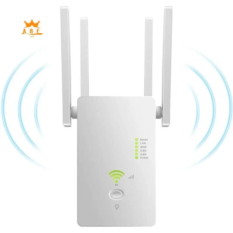 A08E-Wifi Booster 1200M Ripetitore Wifi 5Ghz Router Wireless 2.4Ghz Access Point Amplificatore di Segnale a Lungo Raggio Extender di Portata Spina EU