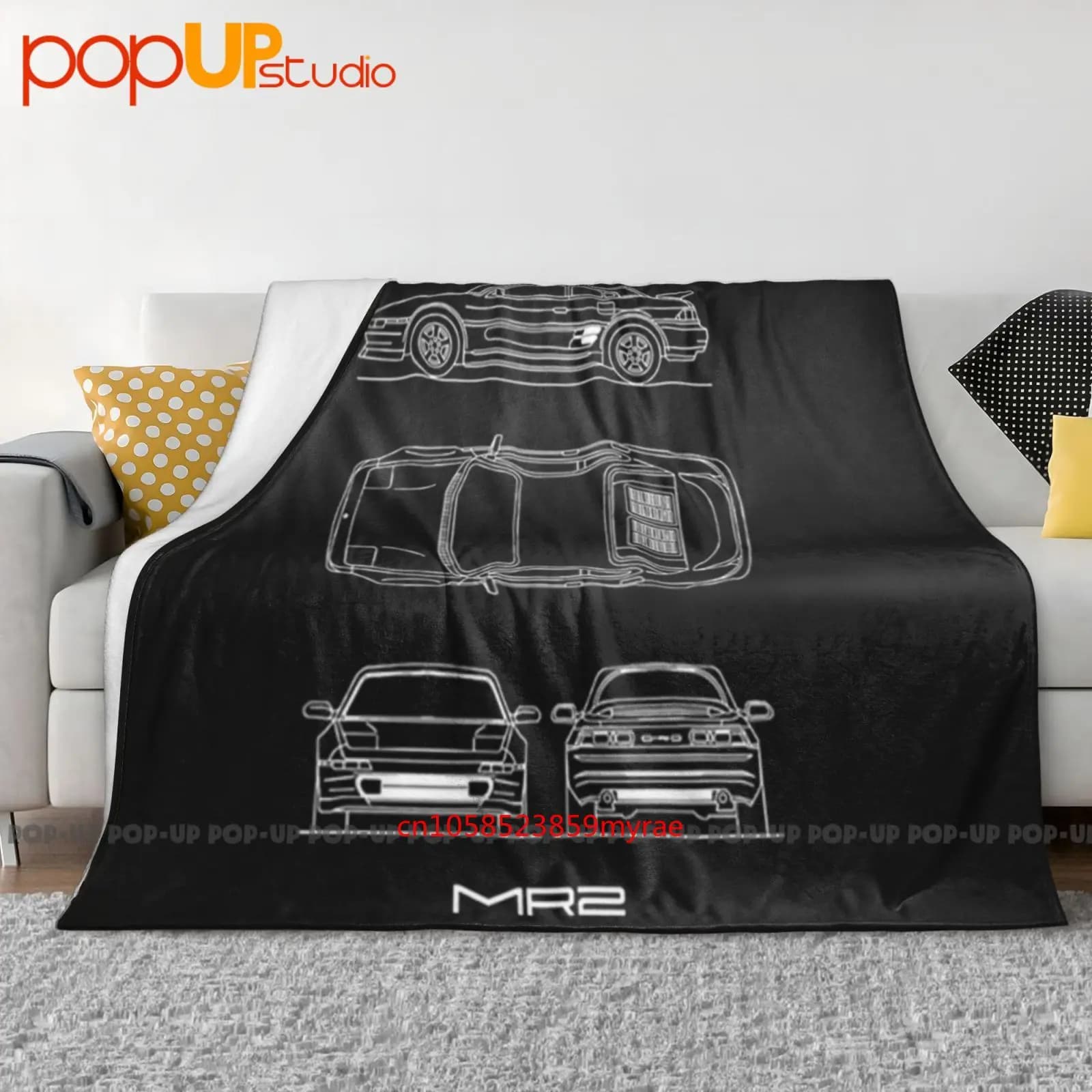 Copridivano invernale con coperta ultra morbida The Mr2 Blueprint