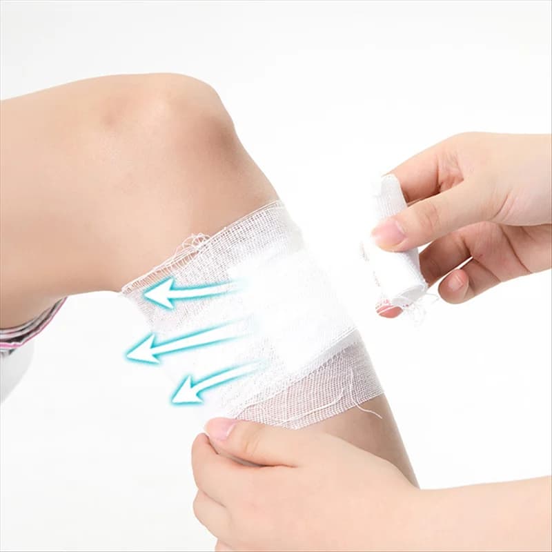 5 pz/set PBT Medicazione Elastica Bende Kit di Primo Soccorso Traspirante Garza Medicazione Della Ferita Patch Benda Per La Cura Di Emergenza