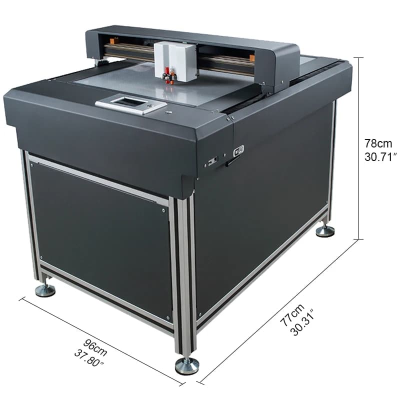 Macchina da Taglio Digitale Pneumatica a Letto Piatto con Adsorbimento Automatico, Plotter per Vinile, Taglierina a Letto Piatto 6090