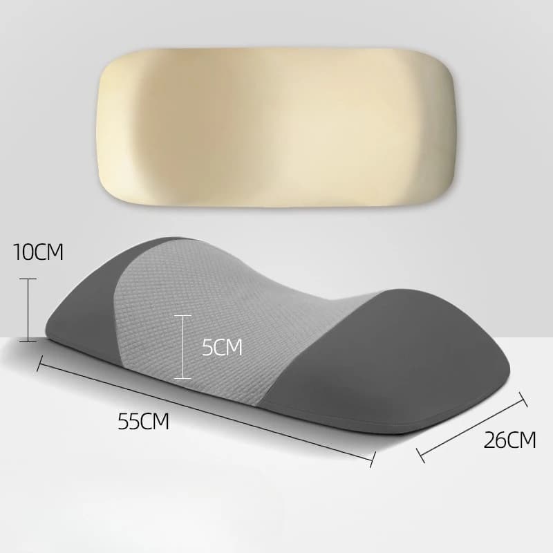 Cuscino di supporto lombare per la schiena in memory foam Cuscino di supporto lombare per dormire Supporto per la schiena Cuscino per il letto Supporto per la vita Schiena dormers