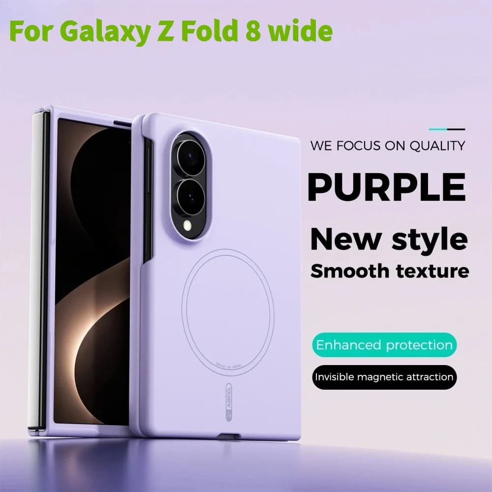 New Arrival Liquid Silicone All-Inclusive Shockproof Case for Samsung Galaxy Z Fold 8 Wide for Magsafe Wireless Charging Cover