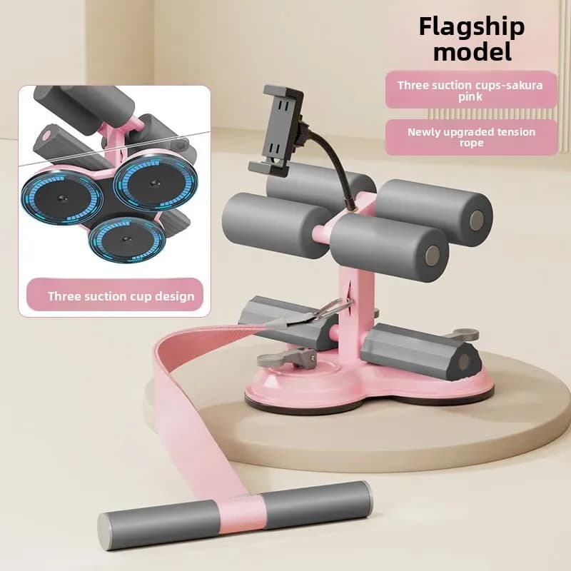 Multifunctional Lazy Abdominal Trainer, Yoga Resistance Band for Belly Slimming, Home Core Workout Fitness Accessories，Ab Roller