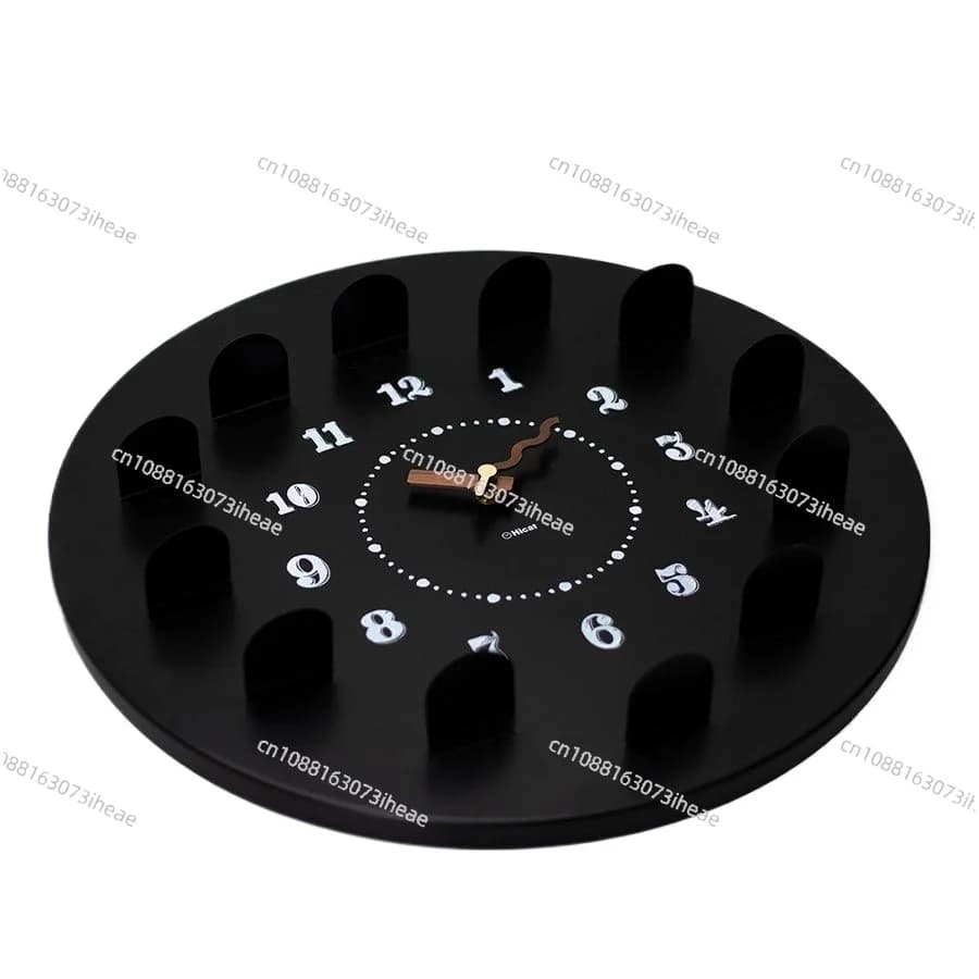 Orologio da parete a scatola cieca, in stile lavagna, fai da te, magnetico, da appendere, orologio artistico di alta gamma
